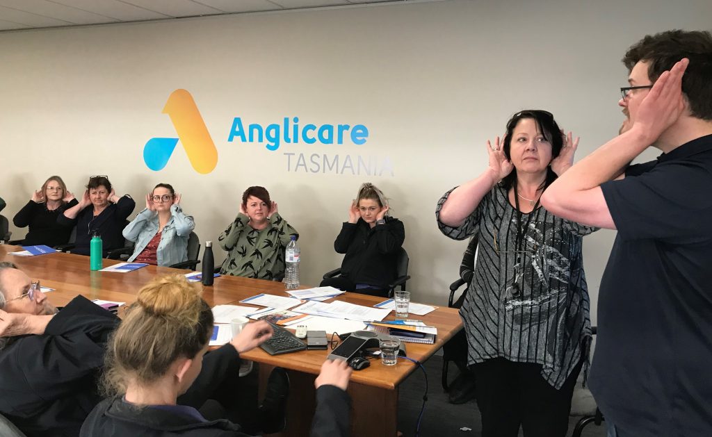 Hearing Australia training Home Care Workers in hearing aid maintenance