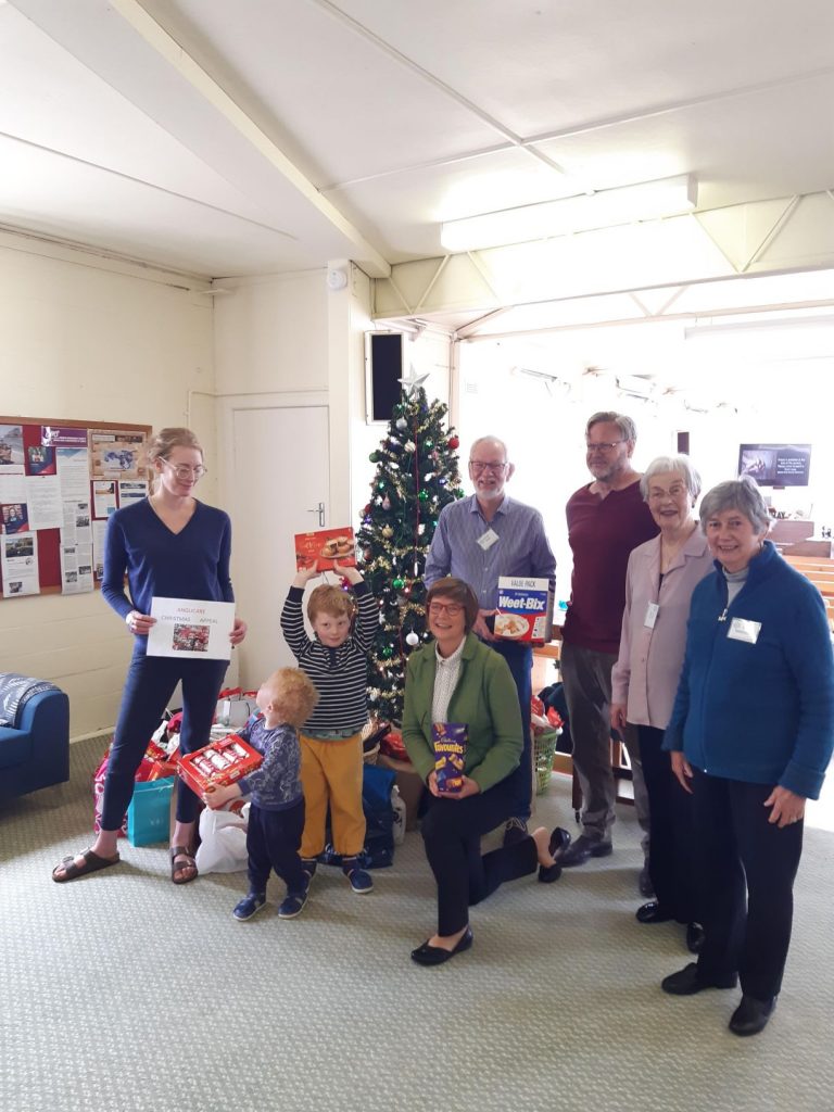 St Lukes Taroon parish and their christmas gifts