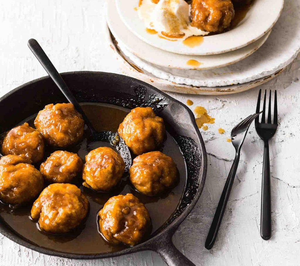 Eveline House Golden Syrup Dumplings