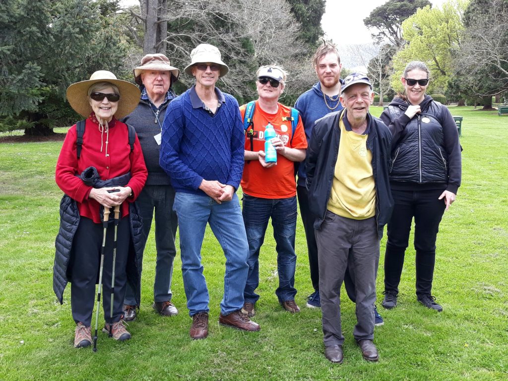 Photo of a group of residents from Bayview Lodge with parishioners from St Marks Bellerive.