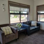 Lounge chairs in one of the units at Rocherlea